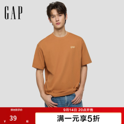 Gap 男女装2026夏季新款logo印花宽松圆领短袖T恤上衣854722