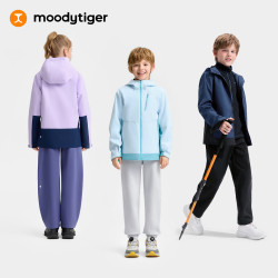moodytiger 三合一拒水抓绒冲锋衣