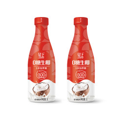 小轻甘 轻上0糖生椰 1000ML*2瓶
