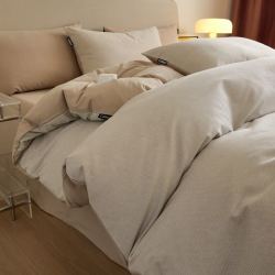 AIDLI A类加厚保暖100%全棉磨毛四件套 1.5/1.8m 200*230cm