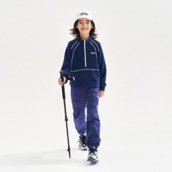 男童冲锋裤儿童防雨耐磨户外运动裤工装裤子 深海蓝裤子+藏青色上衣 150 cm