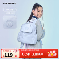 匡威 青少年双肩包春季新款休闲轻便书包男女学生通勤休闲包包 蓝莓冰 M