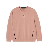 adidas 春秋季男子简约小logo舒适耐磨运动休闲圆领卫衣