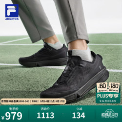 FILA BOA AURA 1+丨斐乐跑步鞋26夏季新款高回弹稳定男鞋 黑-BK 42