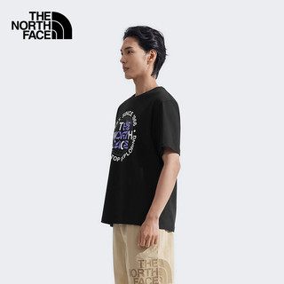 THE NORTH FACE 8DEX 宽松透气 黑色 S 户外T恤
