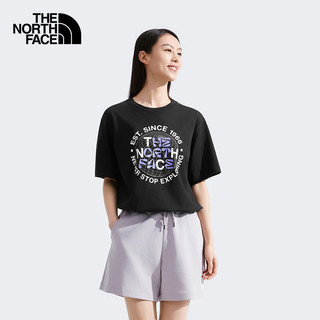 THE NORTH FACE 8DEX 宽松透气 黑色 S 户外T恤
