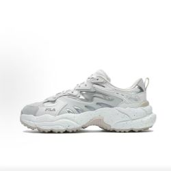 FILA Fern 蕨草鞋 舒适休闲 增高 低帮 老爹鞋 女款 灰白色36.5码376元