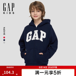 Gap 仿羊羔绒 儿童连帽卫衣 海军蓝 140 /72(10-11岁)