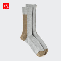 优衣库 袜子男装488093 03 灰色 S /M/25~27 cm