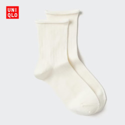 优衣库 HEATTECH袜子女装487131 00 白色 S /M/23～25 cm