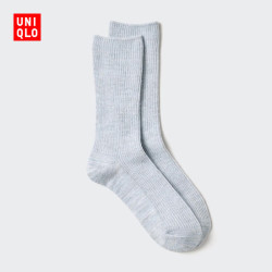 优衣库 HEATTECH袜子女装488962 02 浅灰色 S /M/23～25 cm