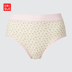 优衣库 棉质短裤/高腰三角女装内裤487034 10 水粉色(此商品不支持七天无理由退换货) S