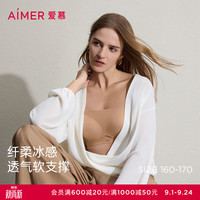 爱慕 26新品凉感专利隐孔杯透气小冰杯3/4无托方领背心式文胸AM17D151 小冰杯-肤色2T0 M 165(适用A80、B80、C80)