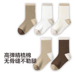 巴拉巴拉 儿童棉质中筒袜