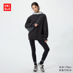 优衣库 HEATTECH ULTRA WARM紧身裤/10分女装保暖衣秋裤内衣485847 09 黑色 XS