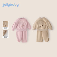 JELLYBABY 杰里贝比 远红外保暖 粉色 90cm 儿童卫衣套装