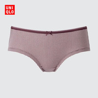 优衣库 棉质短裤/低腰/三角女装内裤487058 19 酒红色(此商品不支持七天无理由退换货) S