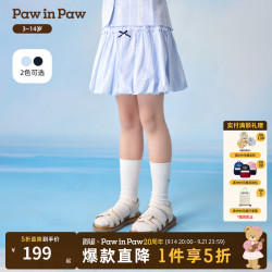 Paw in Paw PawinPaw卡通小熊童装26年夏季新款女童花苞裙甜美 Blue蓝色/50 130