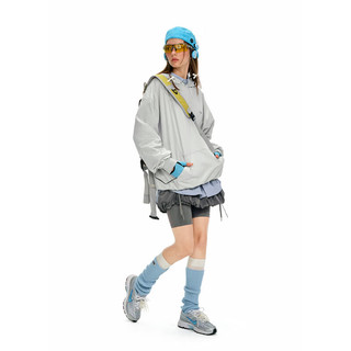 瞬时山野 吸湿速干 月岩灰 L 男士卫衣