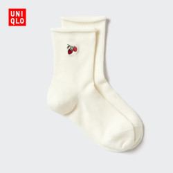 优衣库 HEATTECH袜子女装492318 01 乳白色 S /M/23～25 cm