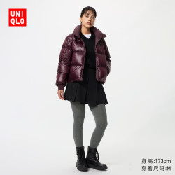 优衣库 HEATTECH针织连裤袜女装/袜子保暖衣秋裤内衣487124 08 深灰色 M