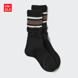 优衣库 HEATTECH袜子女装487149 09 黑色 S /M/23～25 cm