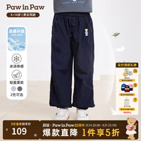 Paw in Paw PawinPaw卡通小熊童装26年春夏季新款男女童休闲裤 Navy藏青色/59 110