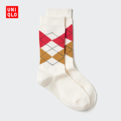 优衣库 HEATTECH袜子女装487133 01 乳白色 S /M/23～25 cm
