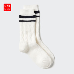 优衣库 HEATTECH袜子女装480722 00 白色 S /M/23～25 cm