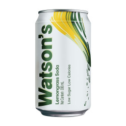 屈臣氏 苏打汽水 柠檬草味 330ml