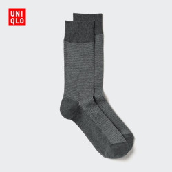 优衣库 袜子男装488946 08 深灰色 S /M/25～27 cm