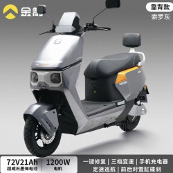 金箭 摩羯座至尊版 72V21Ah超威电池长续航电动摩托车