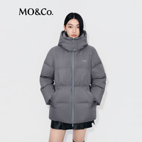 MO&Co. 轻暖漫游系列 90鹅绒三防 灰色 XS 女士羽绒服