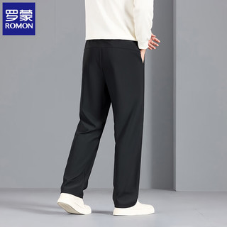 罗蒙 加绒厚款 灰色 XL 男士休闲裤