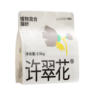 移动端：许翠花 豆腐砂植物混合猫砂除臭结团强不易粘底不可冲厕所2.5kg