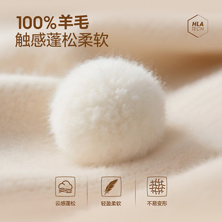 海澜之家 可机洗纯羊毛 黑色 L 男士羊毛衫