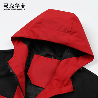 马克华菲 象牙白拼黑 3XL 男士夹克