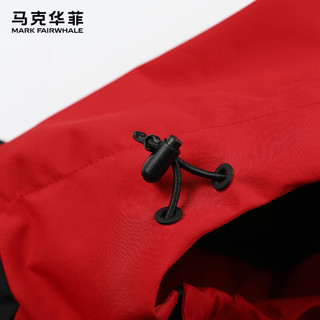 马克华菲 象牙白拼黑 3XL 男士夹克