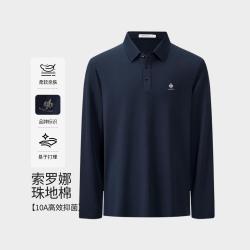 MANGANO 26秋冬长袖Polo衫休闲抑菌保暖T恤男