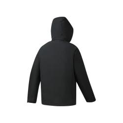 FILA 斐护科技轻薄羽 防泼水保暖 正黑色 XL 男士羽绒服