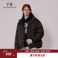 TEENIE WEENIE 小熊男装羽绒服冬季时尚休闲宽松羽绒服潮外套情侣同款 黑色 L (175)