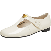 他她 玛丽珍鞋 平底浅口单鞋