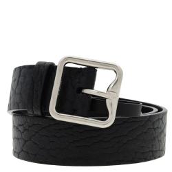 BURBERRY Leather B Buckle Belt 长度不详，l码