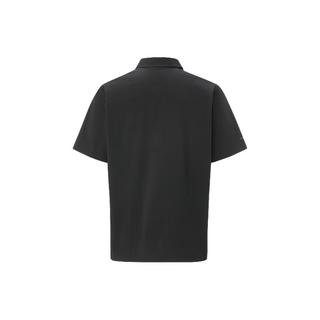 比音勒芬 户外机能面料 黑色 S 男士POLO衫