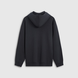 Gap 1SS623908 抓绒连帽卫衣 黑灰色 M(170/92A)