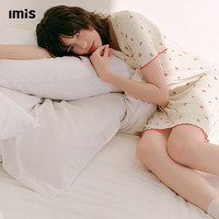 爱美丽 香氛睡眠衣小樱桃淡淡果香柔软天丝带杯圆领套头睡裙IM44CHN1 睡裙白印花YH1 M 160