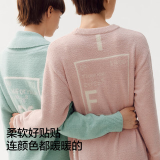 蕉内 绒绒5系 半边绒加绒加厚 女士开衫家居服套装