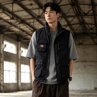 Dickies 美式复古多口袋男式上衣无袖坎肩轻薄透气春夏马甲