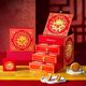 稻香村 月饼礼盒广式蛋黄莲蓉五仁中秋福利企业团购 龙镇九州 1100g