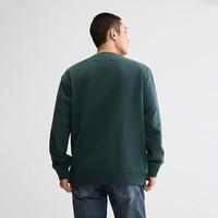 Lee 26秋冬新品舒适版圆领纯色Logo图案男款长袖卫衣休闲